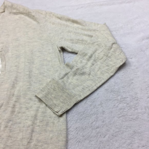 NWT Gap Cardigan Sweater Size XL Womans Beige Cotton Blend V-Neck Long Sleeve - Picture 16 of 16